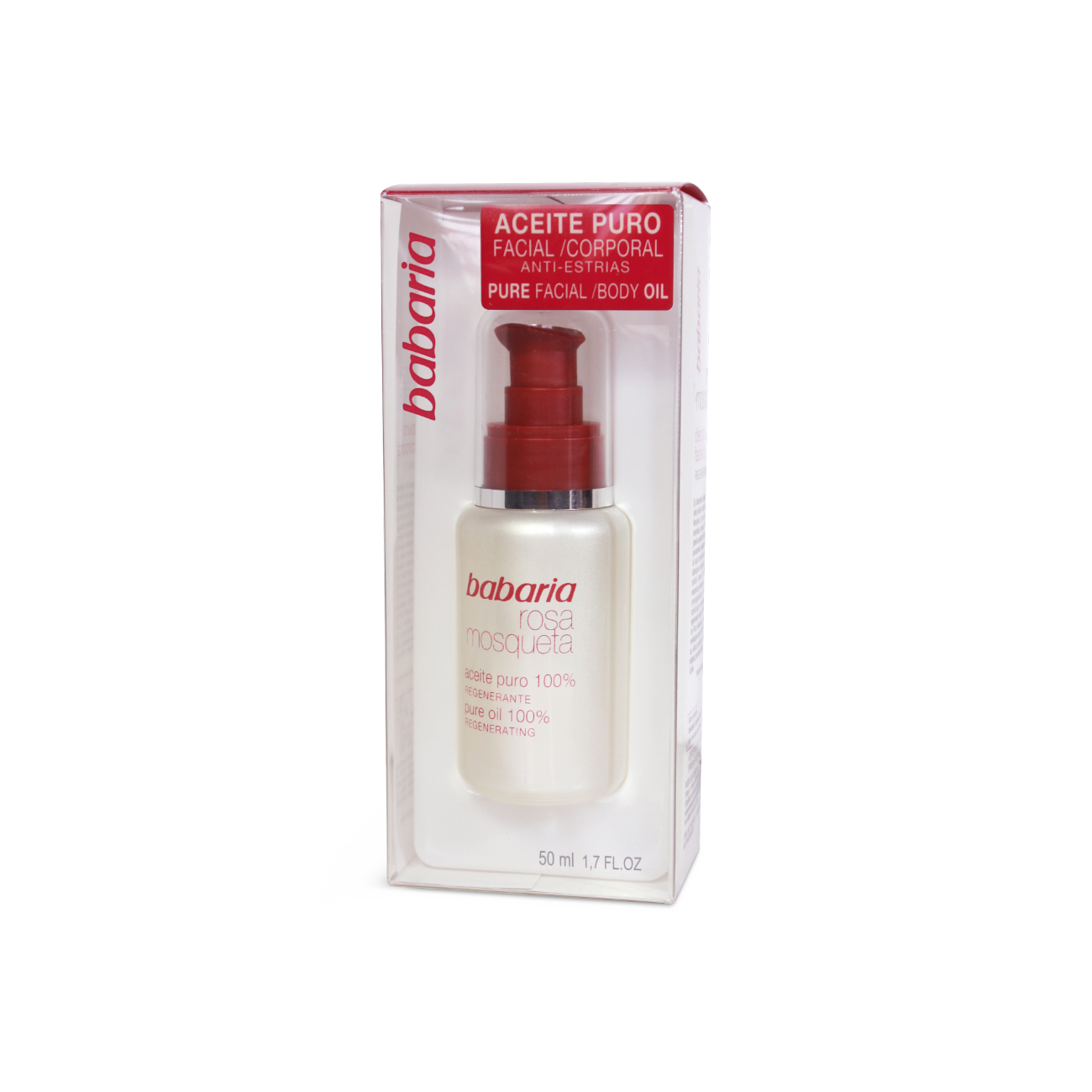Babaria aceite puro de rosa mosqueta Facial/corporal