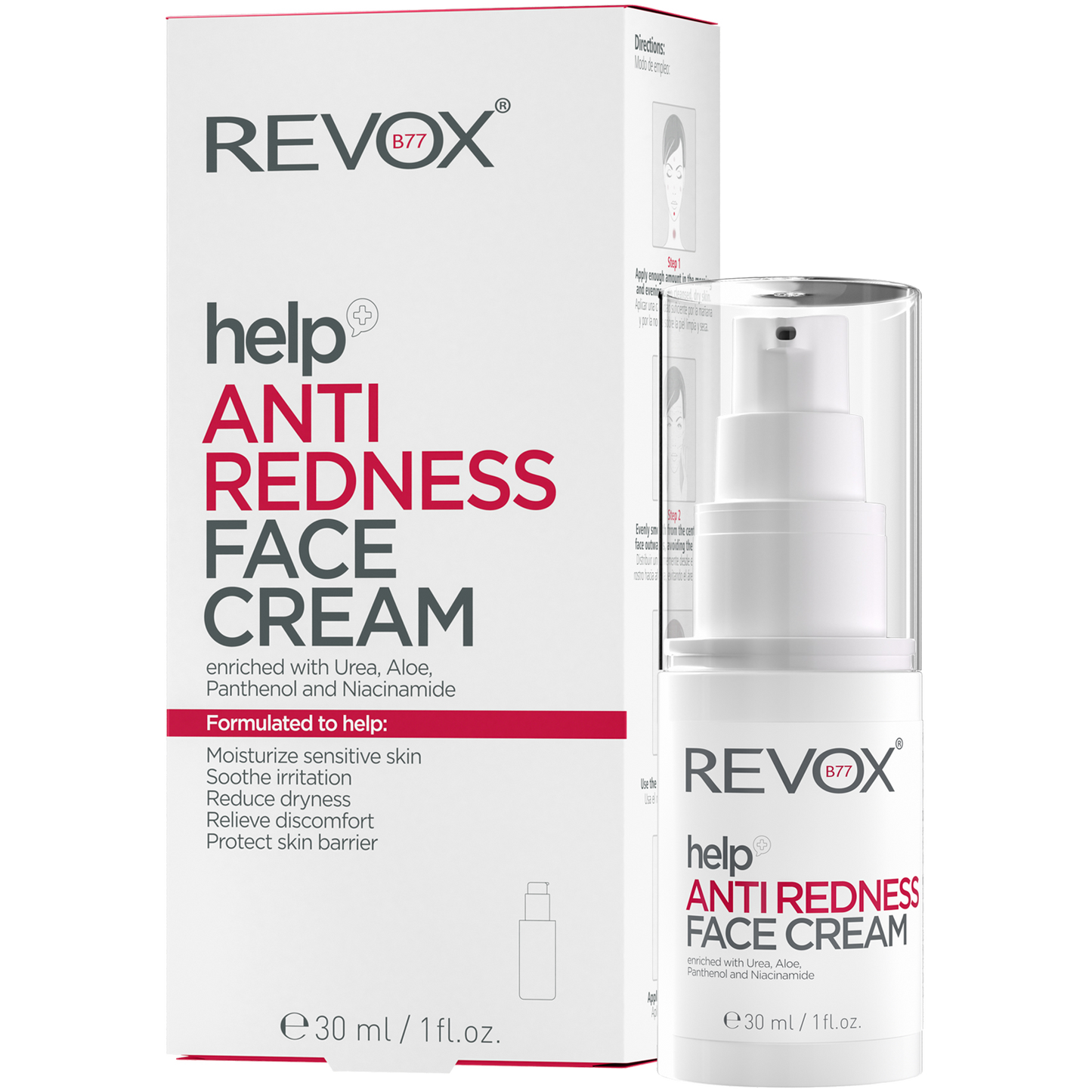 Revox Help Crema facial anti enrojecimiento