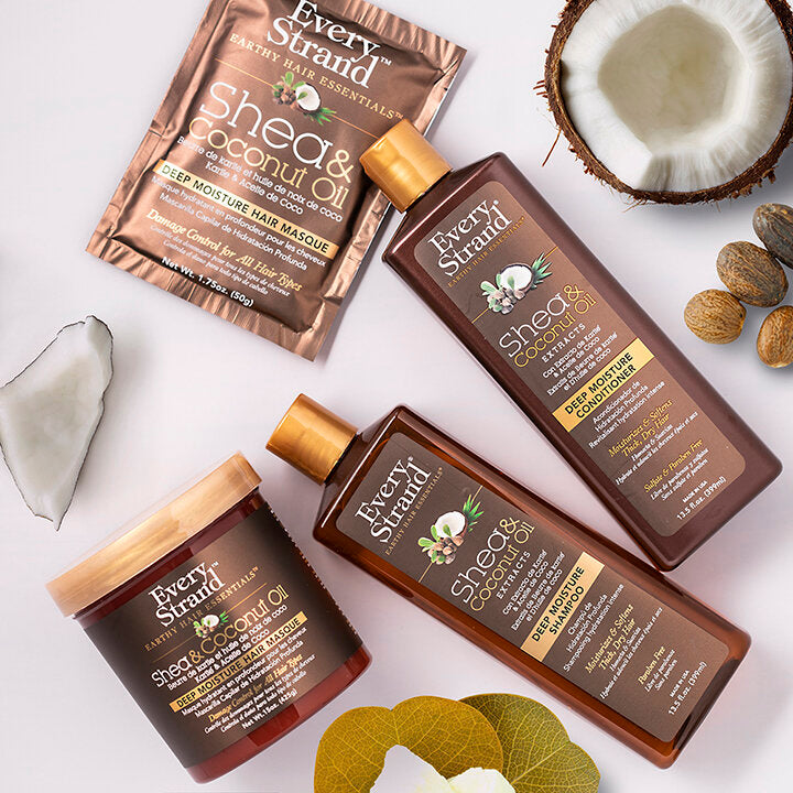 Every Strand shampoo de coco y karité para rizos
