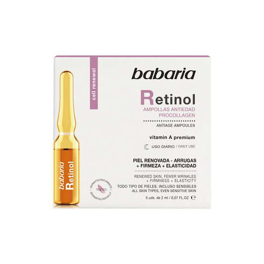 Babaria ampollas de retinol anti edad procollagen