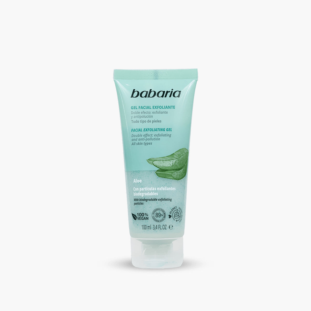 Babaria Gel facial exfoliante de sábila