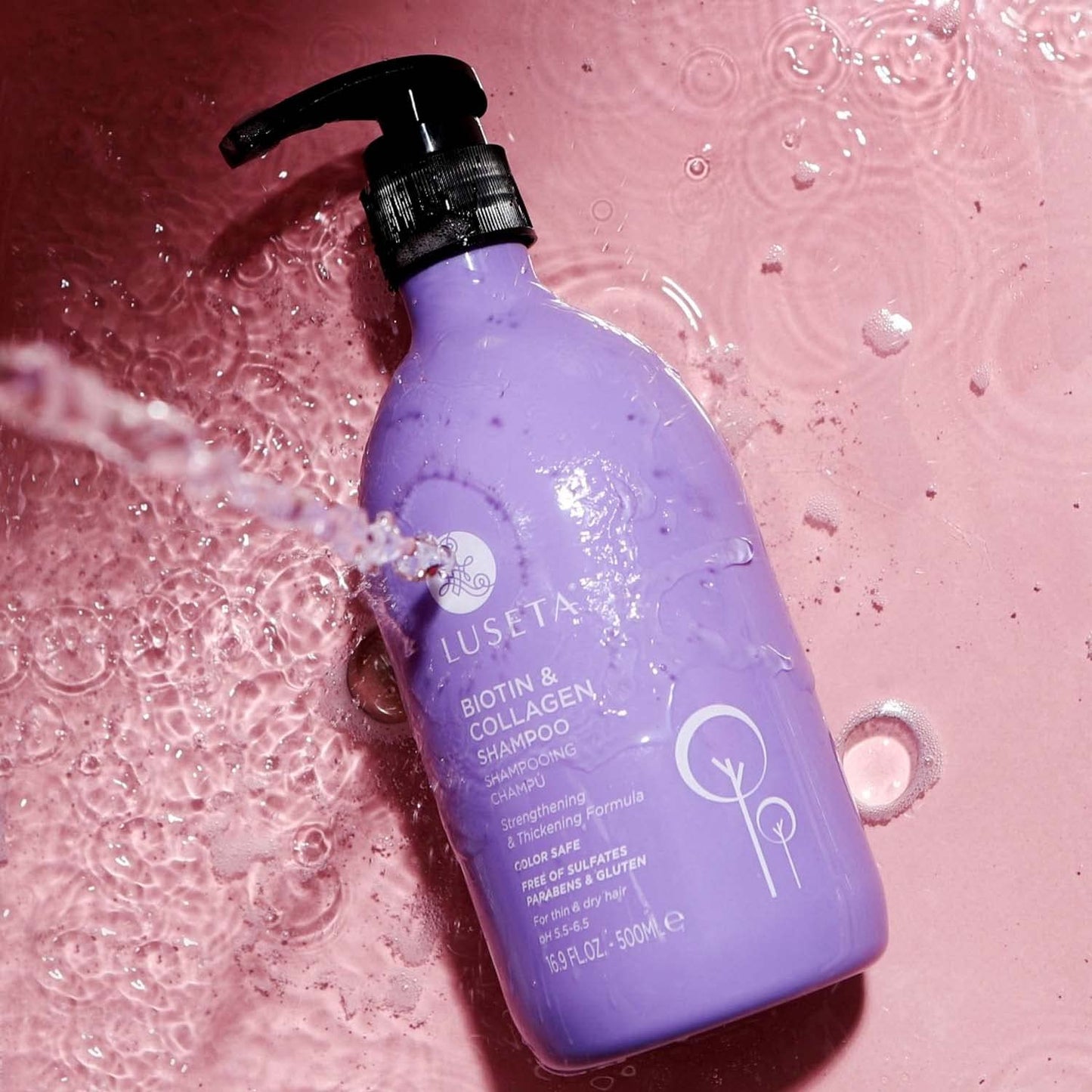 Luseta shampoo de biotina y colágeno